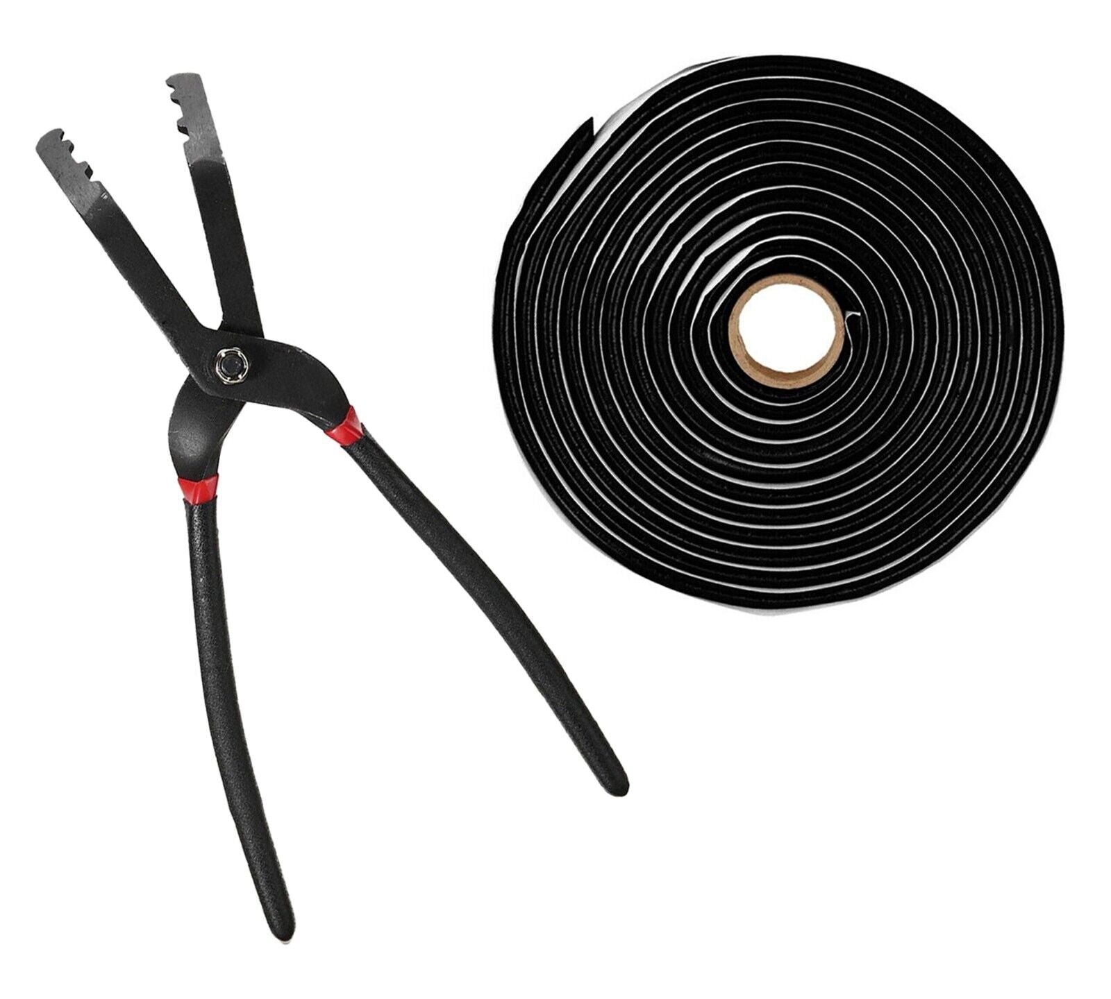 4M/13FT BUTYL TAPE RUBBER WITH TRIM CLIP REMOVL PLIER HEADLIGHT SEALANT RETROFIT